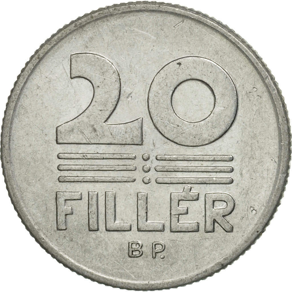 Coin, Hungary, 20 Fillér, 1971, Budapest, MS(63), Aluminum, KM:573