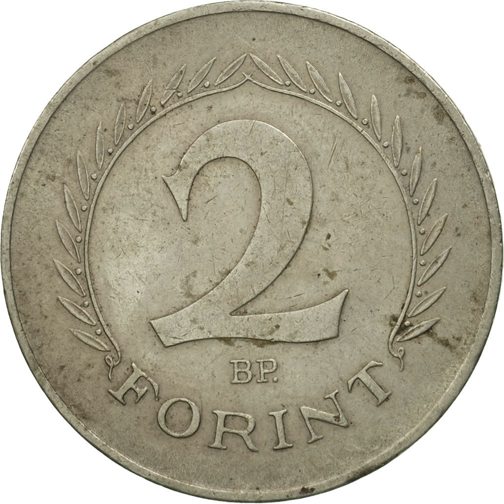 Hungary, 2 Forint, 1964, Budapest, MS(63), Copper-Nickel-Zinc, KM:556a