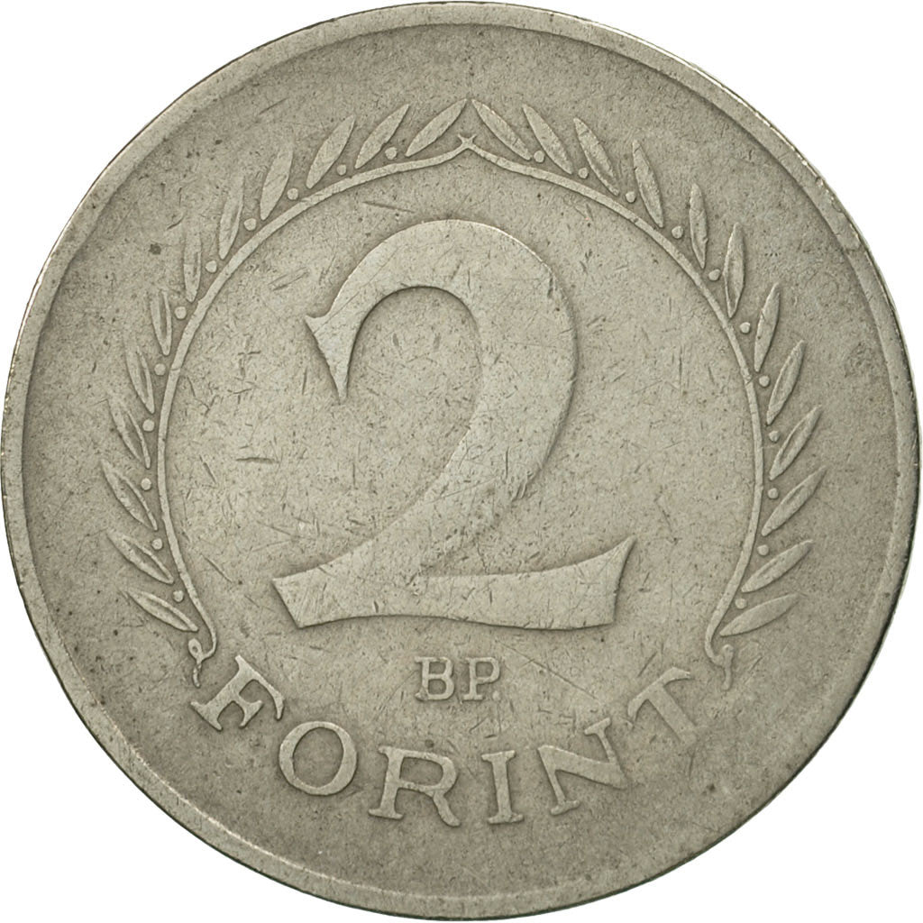 Hungary, 2 Forint, 1960, Budapest, MS(60-62), Copper-nickel, KM:556