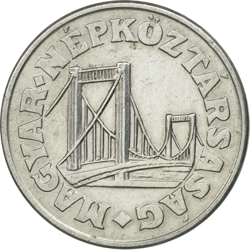 Coin, Hungary, 50 Fillér, 1967, Budapest, MS(63), Aluminum, KM:574