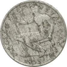 Moneta, Węgry, 50 Fillér, 1953, Budapest, AU(55-58), Aluminium, KM:551