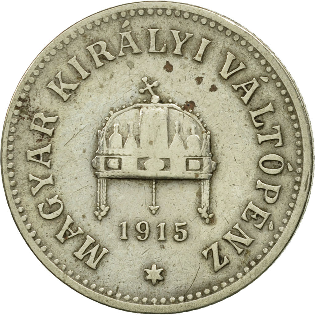 Coin, Hungary, Franz Joseph I, 10 Filler, 1915, Budapest, MS(60-62)