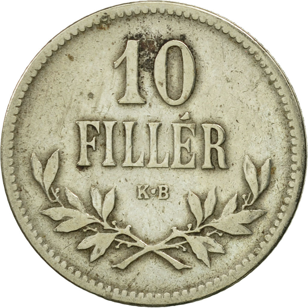 Coin, Hungary, Franz Joseph I, 10 Filler, 1915, Budapest, MS(60-62)