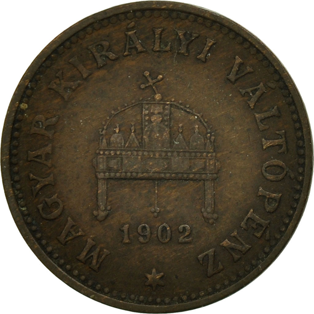 Monnaie, Hongrie, Franz Joseph I, Filler, 1902, Kormoczbanya, SUP, Bronze