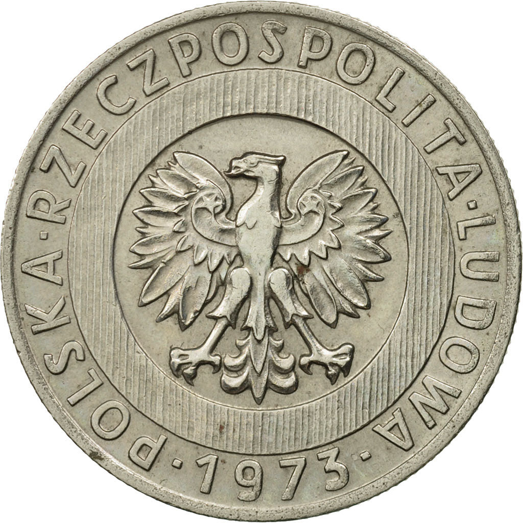 Poland, 20 Zlotych, 1973, Warsaw, MS(63), Copper-nickel, KM:67