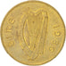 Moneta, REPUBLIKA IRLANDII, 20 Pence, 1986, AU(50-53), Nikiel-Brąz, KM:25