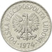 Coin, Poland, Zloty, 1974, Warsaw, MS(63), Aluminum, KM:49.1
