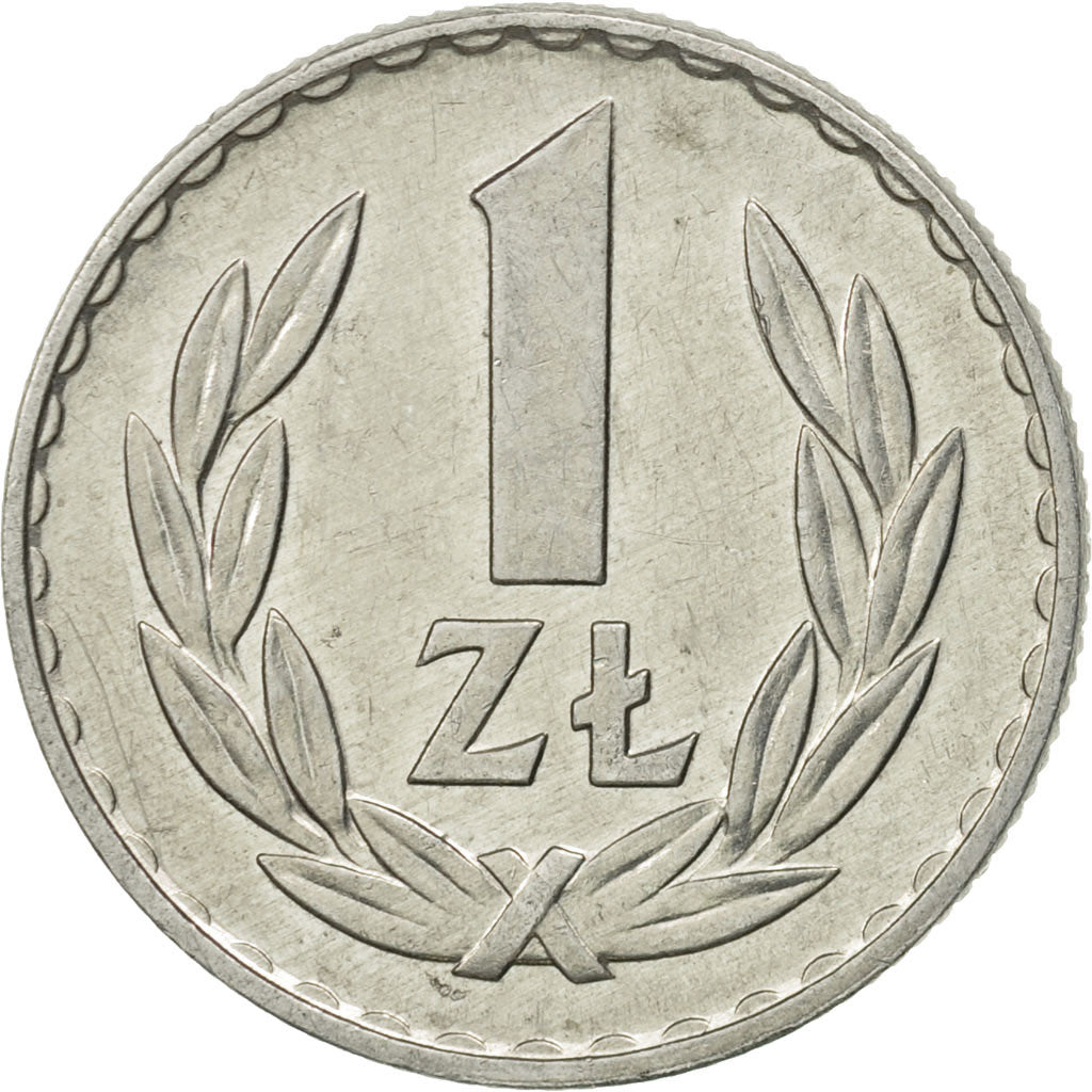 Coin, Poland, Zloty, 1974, Warsaw, MS(63), Aluminum, KM:49.1