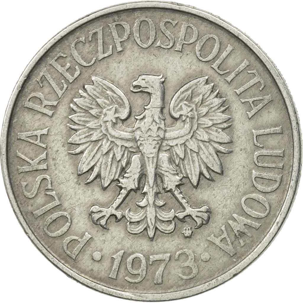 Moneta, Polonia, 50 Groszy, 1973, Warsaw, SPL, Alluminio, KM:48.1