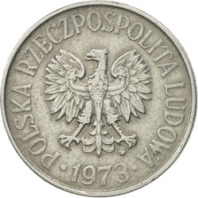 Moneta, Polonia, 50 Groszy, 1973, Warsaw, SPL, Alluminio, KM:48.1