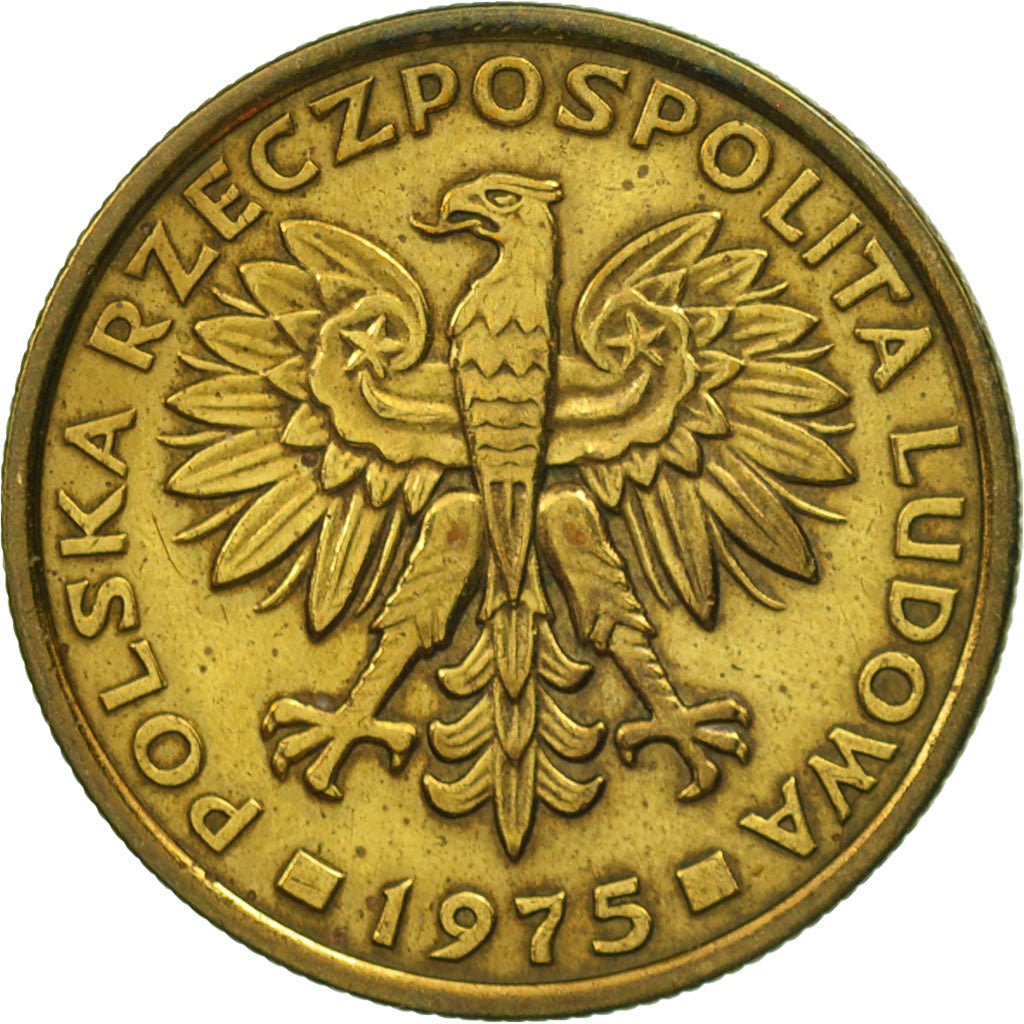 Moneda, Polonia, 2 Zlote, 1975, Warsaw, EBC, Latón, KM:80.1