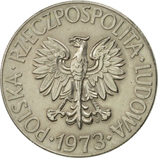 Poland, 10 Zlotych, 1973, Warsaw, MS(60-62), Copper-nickel, KM:50a