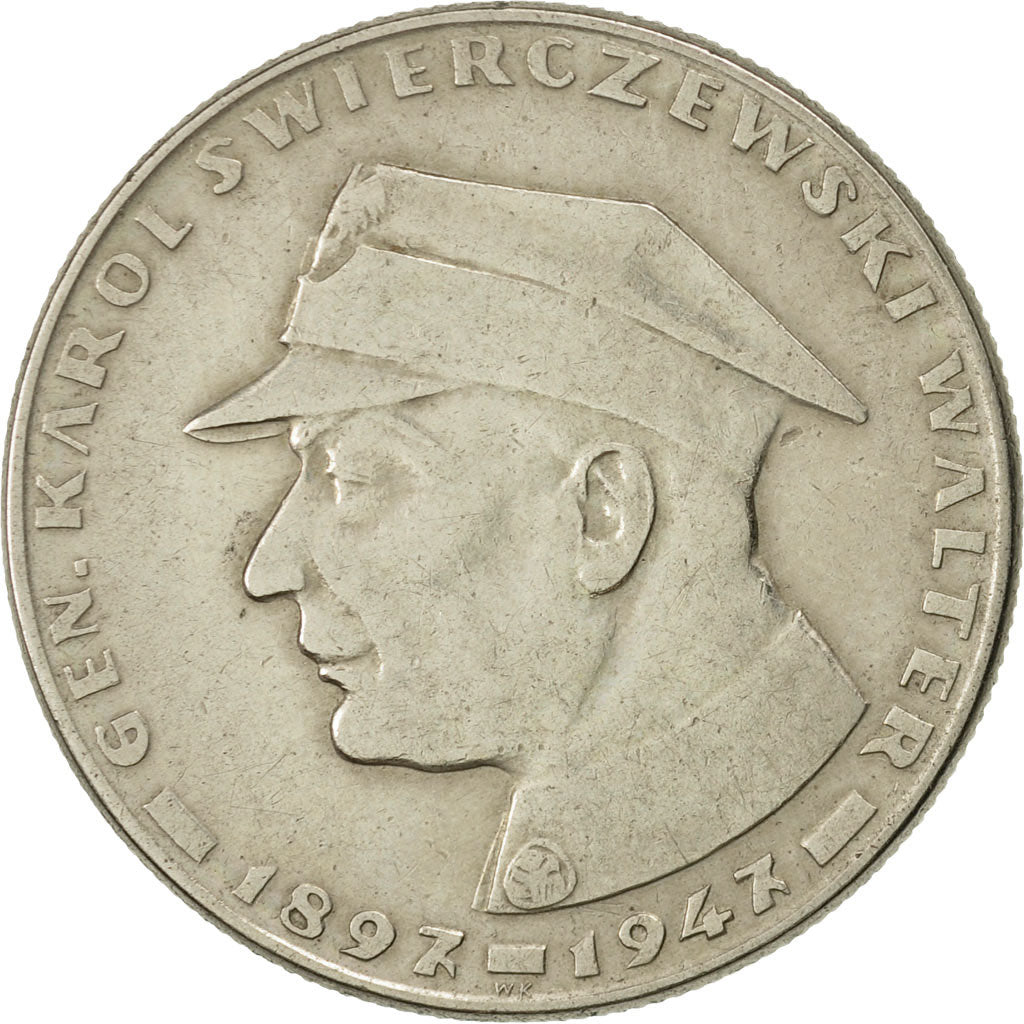 Poland, 10 Zlotych, 1967, Warsaw, AU(55-58), Copper-nickel, KM:58