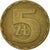 Moneda, Polonia, 5 Zlotych, 1982, Warsaw, MBC+, Latón, KM:81.1