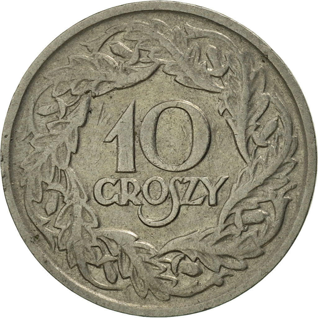 Monnaie, Pologne, 10 Groszy, 1923, Warsaw, SUP+, Nickel, KM:11