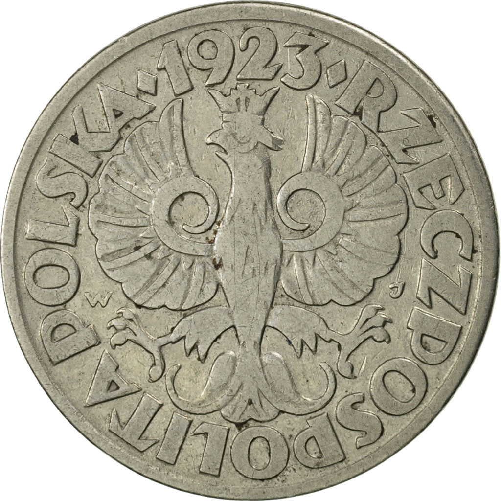 Moneda, Polonia, 20 Groszy, 1923, Warsaw, EBC+, Níquel, KM:12