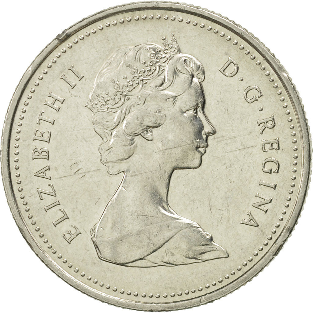 Coin, Canada, Elizabeth II, 25 Cents, 1979, Royal Canadian Mint, Ottawa