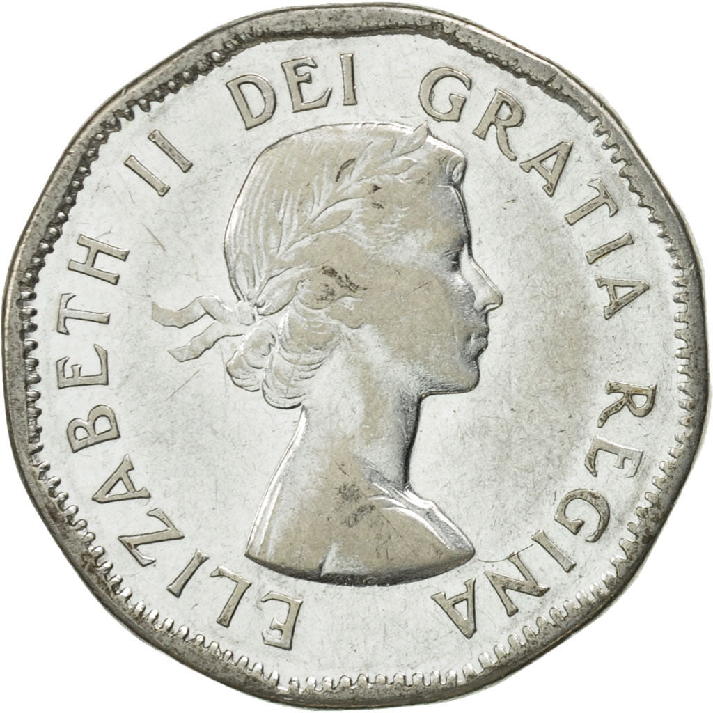 Canada, Elizabeth II, 5 Cents, 1953, Royal Canadian Mint, Ottawa, MS(60-62)