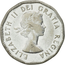 Canada, Elizabeth II, 5 Cents, 1953, Royal Canadian Mint, Ottawa, MS(60-62)