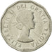 Coin, Canada, Elizabeth II, 5 Cents, 1962, Royal Canadian Mint, Ottawa
