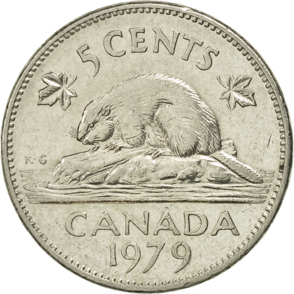 Moneda, Canadá, Elizabeth II, 5 Cents, 1979, Royal Canadian Mint, Ottawa, EBC+
