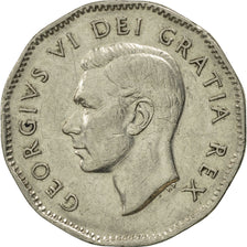 Monnaie, Canada, George VI, 5 Cents, 1949, Royal Canadian Mint, Ottawa, SUP+