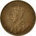 Moneda, Canadá, George V, Cent, 1913, Royal Canadian Mint, Ottawa, MBC, Bronce