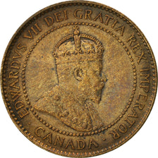 Canadá, Edward VII, Cent, 1904, Royal Canadian Mint, Ottawa, MBC, Bronce, KM:8