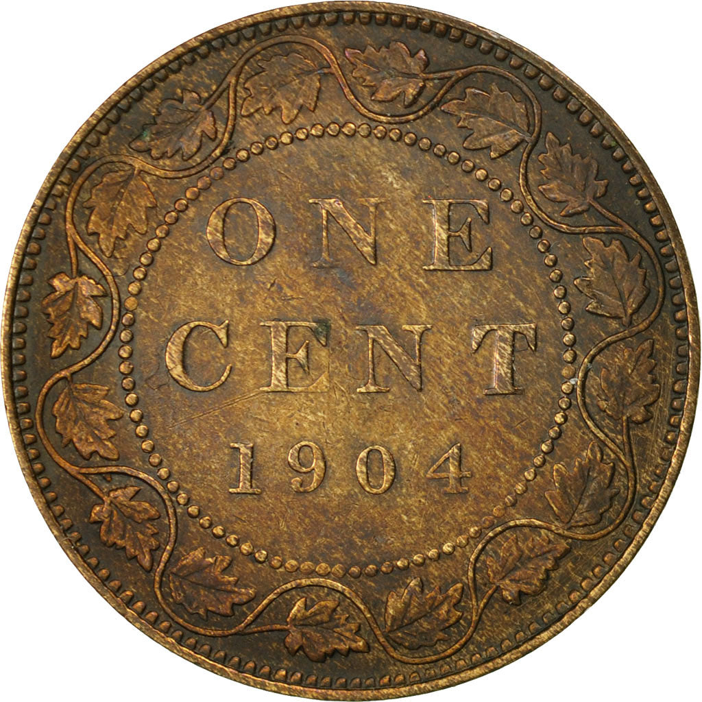 Canada, Edward VII, Cent, 1904, Royal Canadian Mint, Ottawa, EF(40-45), Bronze