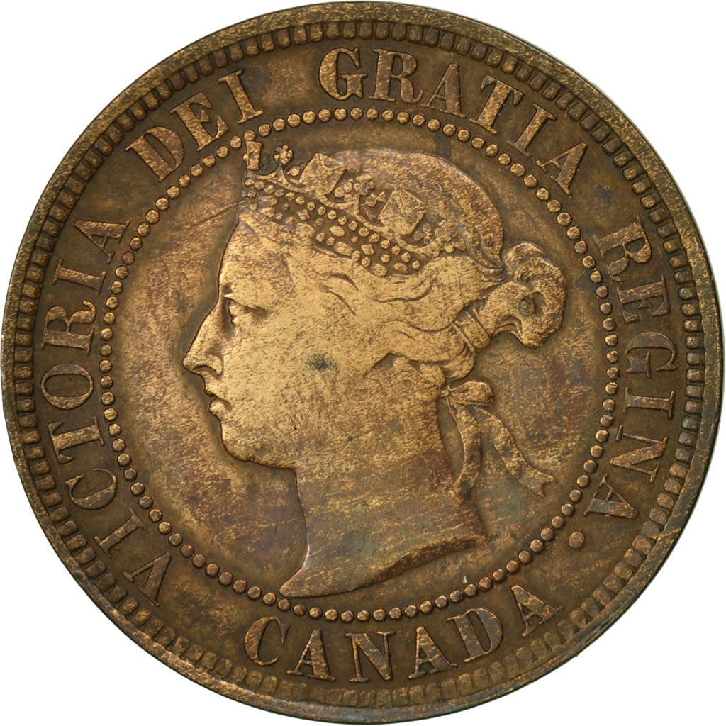 Coin, Canada, Victoria, Cent, 1888, Royal Canadian Mint, Ottawa, EF(40-45)