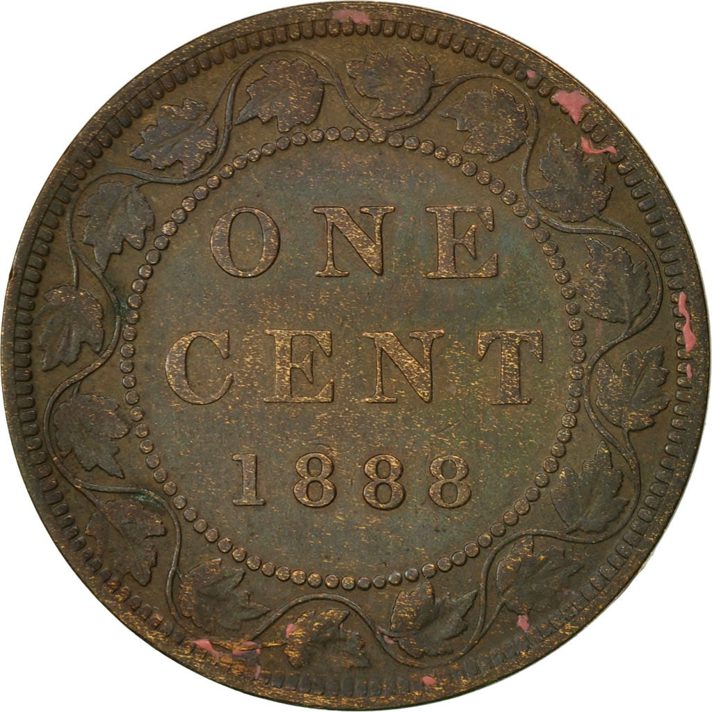 Coin, Canada, Victoria, Cent, 1888, Royal Canadian Mint, Ottawa, EF(40-45)