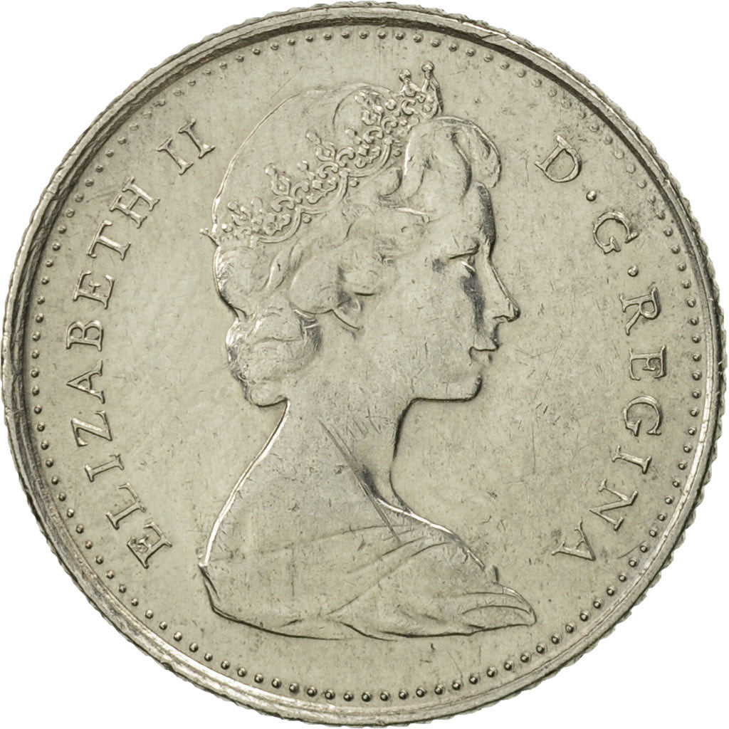 Canada, Elizabeth II, 10 Cents, 1969, Royal Canadian Mint, Ottawa, MS(60-62)