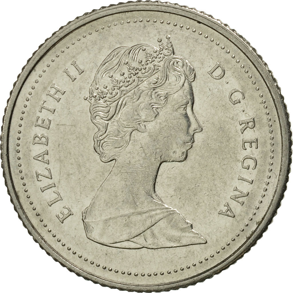 Coin, Canada, Elizabeth II, 10 Cents, 1984, Royal Canadian Mint, Ottawa
