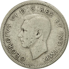 Moneta, Canada, George VI, 10 Cents, 1941, Royal Canadian Mint, Ottawa, BB