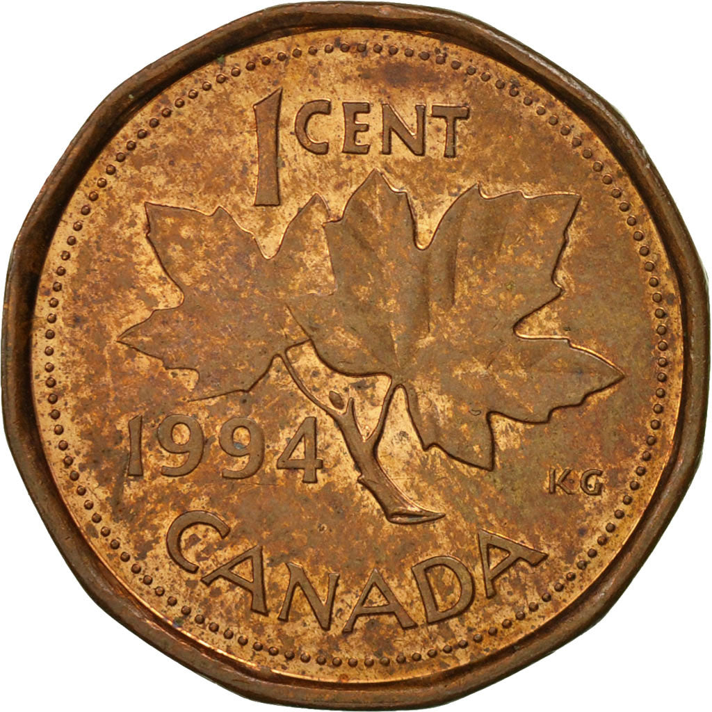 Coin, Canada, Elizabeth II, Cent, 1994, Royal Canadian Mint, Ottawa, EF(40-45)