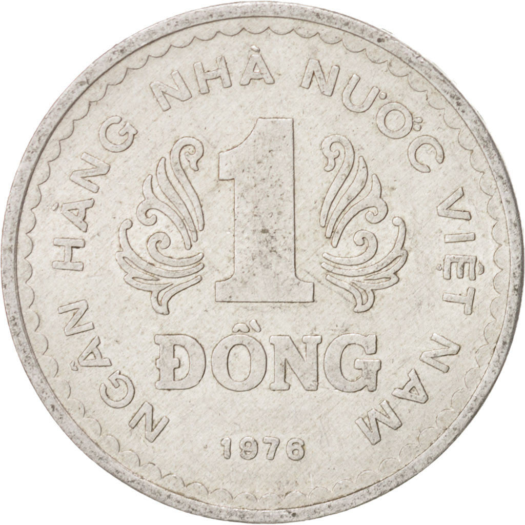 Vietnam, SOCIALIST REPUBLIC, Dong, 1976, SPL-, Alluminio, KM:14