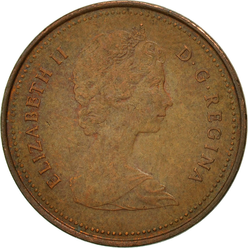 Coin, Canada, Elizabeth II, Cent, 1981, Royal Canadian Mint, Ottawa, AU(50-53)