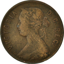NEWFOUNDLAND, Large Cent, 1873, Royal Canadian Mint, VF(20-25), Bronze, KM:1