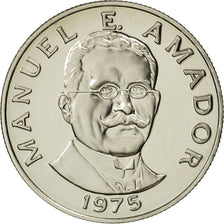 Panama, 10 Centesimos, 1975, Franklin Mint, MS(64), Copper-Nickel Clad Copper