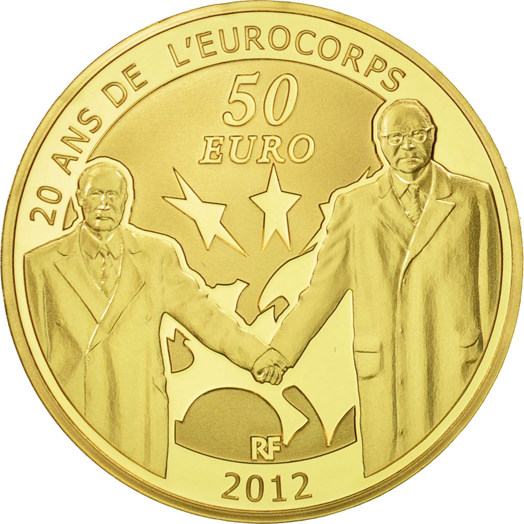 Coin, France, 50 Euro, Europa, 2012, MS(65-70), Gold, KM:1852