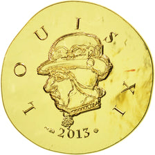 France, 50 Euro, Louis XI, 2013, MS(65-70), Gold
