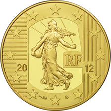 France, 50 Euro, Semeuse, 2012, MS(65-70), Gold, KM:1891