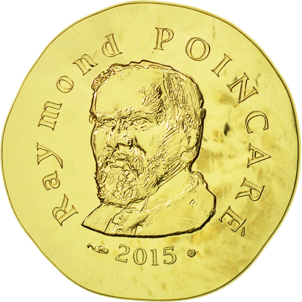 Coin, France, 50 Euro, Raymond Poincare, 2015, MS(65-70), Gold