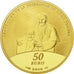 France, 50 Euro, Mere Teresa, 2010, MS(65-70), Gold, KM:1694