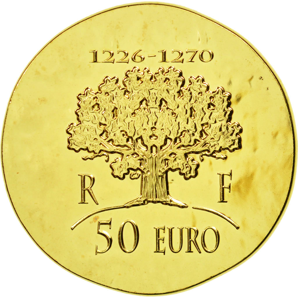 France, 50 Euro, Saint Louis, 2012, MS(65-70), Gold