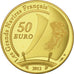 Coin, France, 50 Euro, L'Hermione, 2012, MS(65-70), Gold, KM:2082