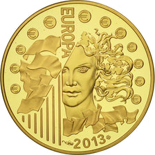 France, 50 Euro, Traité de l'Elysée, 2013, MS(65-70), Gold