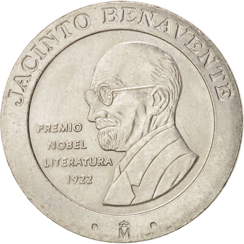 SPAIN, 200 Pesetas, 1997, Madrid, KM #986, AU(55-58), Copper-Nickel, 25.5