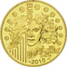 Coin, France, 50 Euro, Europa, 2010, MS(65-70), Gold, KM:1679