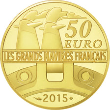 Moneta, Francia, 50 Euro, Gironde, 2015, FDC, Oro